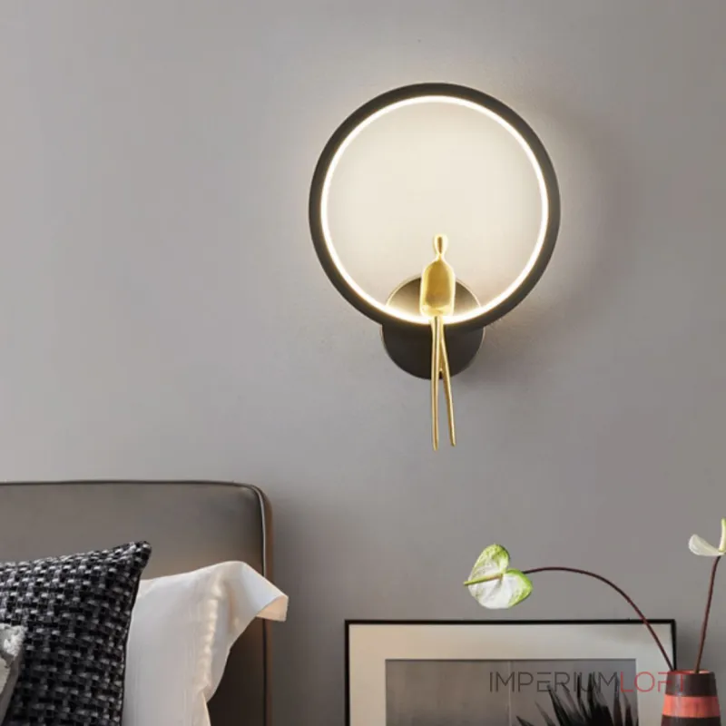 Настенный светильник REMUS WALL Black от ImperiumLoft