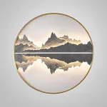 Настенный светильник DAWN B B D100 Brass от ImperiumLoft