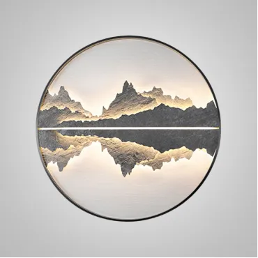 Настенный светильник DAWN B B D80 Black