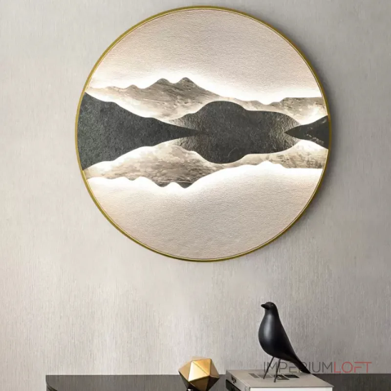 Настенный светильник DAWN B A D100 Black от ImperiumLoft