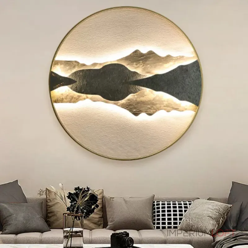 Настенный светильник DAWN B A D100 Black от ImperiumLoft