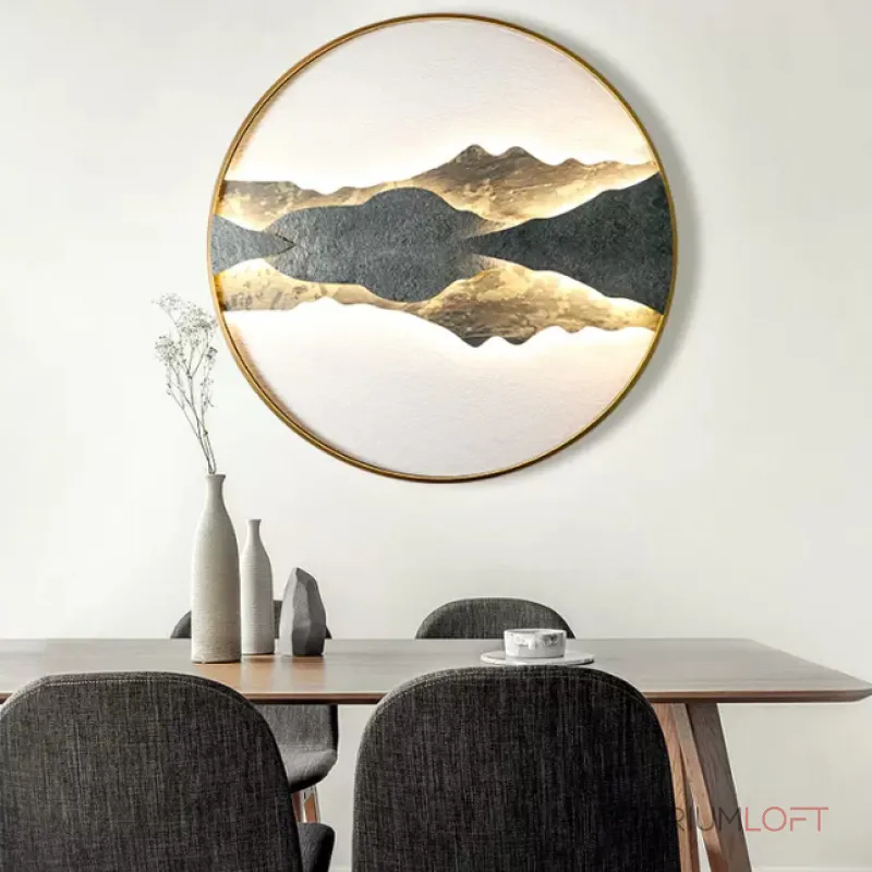 Настенный светильник DAWN B A D100 Black от ImperiumLoft