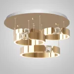 Потолочная люстра SELLIF CHROME L4 Brass