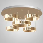 Потолочная люстра SELLIF CHROME L5 Brass