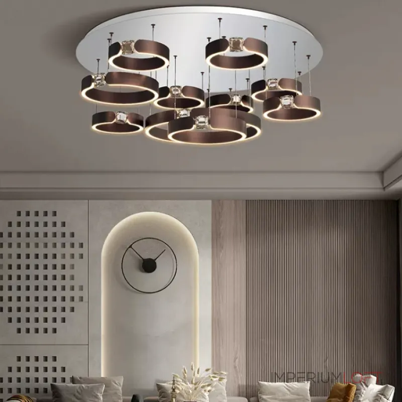 Потолочная люстра SELLIF CHROME L5 Brass