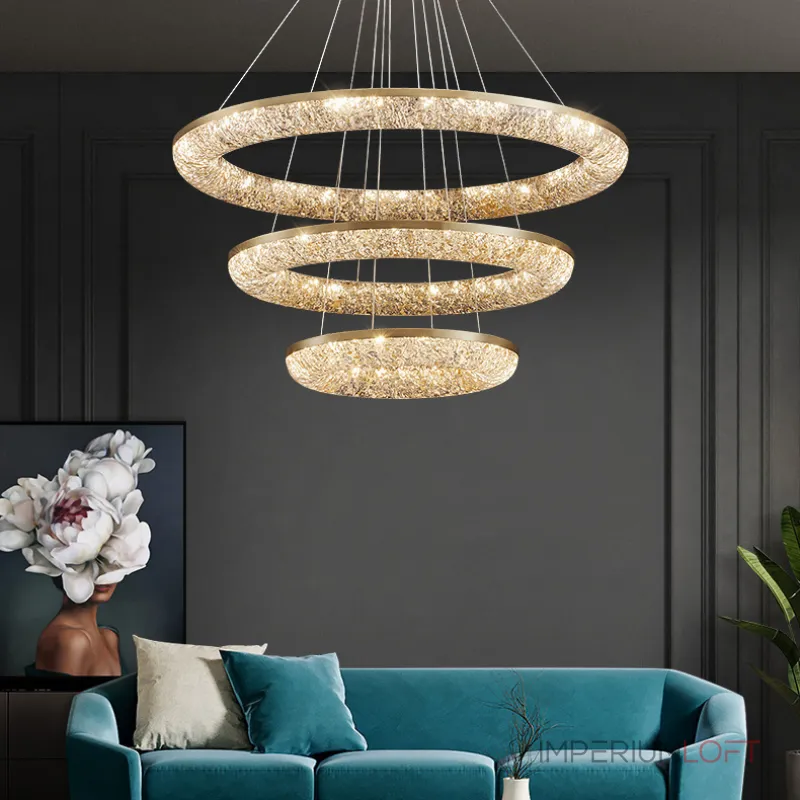 Подвесная люстра NELIUS D60+80 от ImperiumLoft