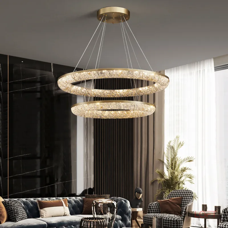 Подвесная люстра NELIUS D60+80 от ImperiumLoft