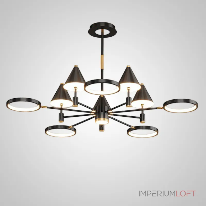 Люстра на штанге GISBERT D110 Black Люстра на штанге GISBERT D110 Black