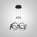 Подвесная люстра FORLI BW D45 Black от ImperiumLoft