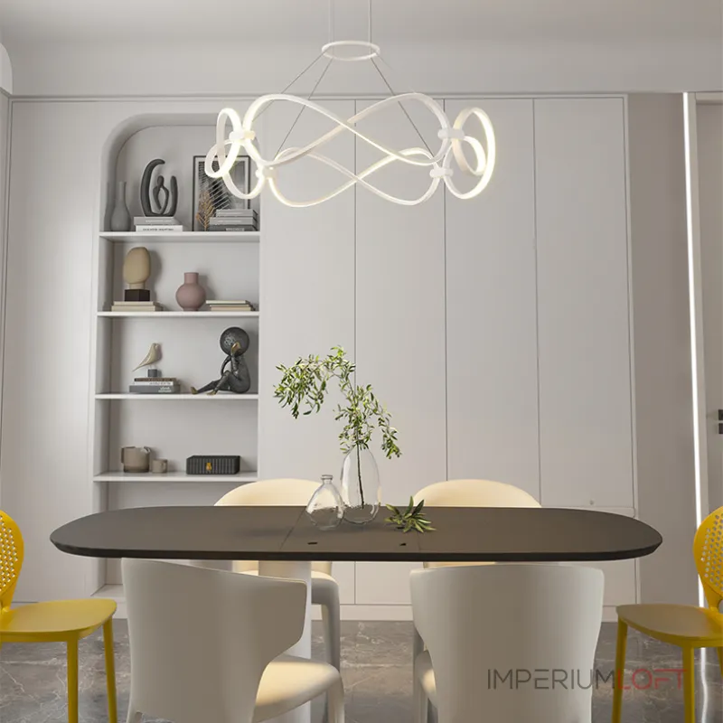 Подвесная люстра FORLI BW D80 White от ImperiumLoft