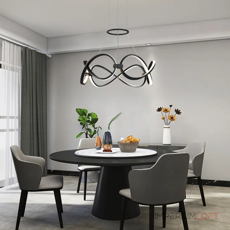 Подвесная люстра FORLI BW D80 White от ImperiumLoft