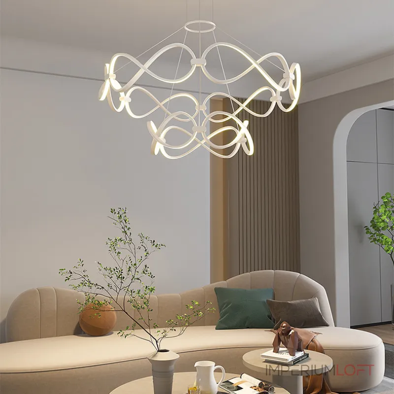 Подвесная люстра FORLI BW D80 White от ImperiumLoft