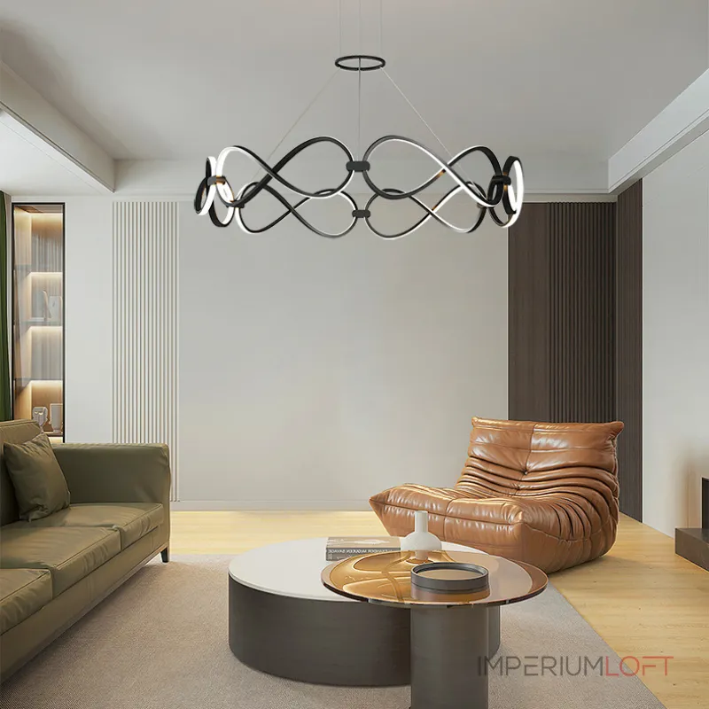 Подвесная люстра FORLI BW D80 White от ImperiumLoft