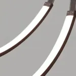 Подвесной светильник ASGEIR Black L40 + L60