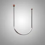 Подвесной светильник ASGEIR Black L80