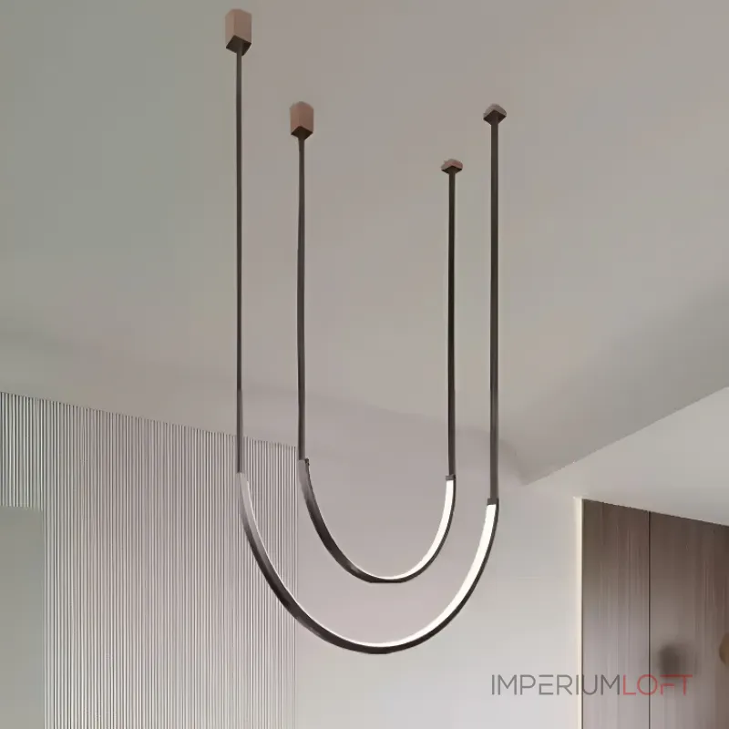 Подвесной светильник ASGEIR Black L40 + L60 Подвесной светильник ASGEIR Black L40 + L60