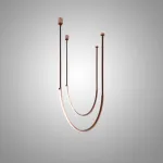 Подвесной светильник ASGEIR Brown L40 + L60