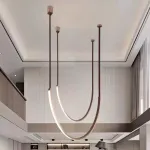 Подвесной светильник ASGEIR Brown L40 + L60