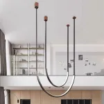 Подвесной светильник ASGEIR Brown L40 + L60