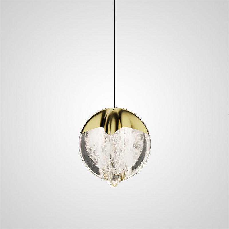 Подвесной светильник PERRY P5 Gold Disk Подвесной светильник PERRY P5 Gold Disk