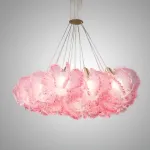 Люстра PETALS CH P13 Red