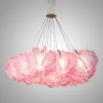 Люстра PETALS CH P16 Red