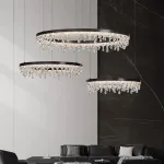 Кольцевые люстры и светильники ANDRUS P3 D50 D60 D80 мультикрепление