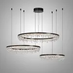 Кольцевые люстры и светильники ANDRUS P3 D50 D60 D80 мультикрепление