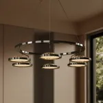 Кольцевые люстры и светильники HOLGE RING P6 Black