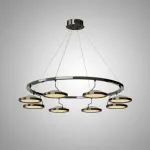 Кольцевые люстры и светильники HOLGE RING P8 Black