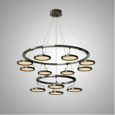 Кольцевые люстры и светильники HOLGE RING P12 Black