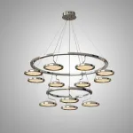 Кольцевые люстры и светильники HOLGE RING P12 Chrome