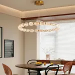 Кольцевые люстры и светильники CARA ELLIPSE RING P1 D48 Gold от ImperiumLoft