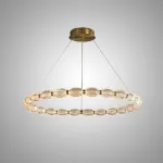 Кольцевые люстры и светильники CARA ELLIPSE RING P1 D48 Gold от ImperiumLoft