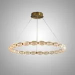 Кольцевые люстры и светильники CARA ELLIPSE RING P1 D68 Gold от ImperiumLoft