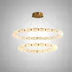 Кольцевые люстры и светильники CARA ELLIPSE RING P2 D48 D68 Gold от ImperiumLoft