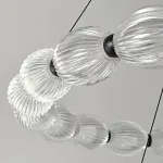 Кольцевые люстры и светильники CARA ELLIPSE RING P2 D68 D88 Black от ImperiumLoft