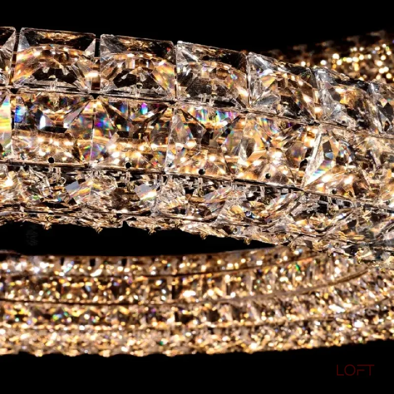 Кольцевые люстры и светильники ALEF P1 D80 от ImperiumLoft