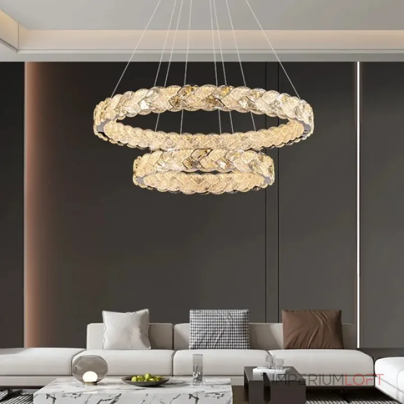 Кольцевые люстры и светильники ERHARD WAVE P2 D50 D80 от ImperiumLoft