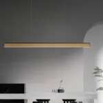 Подвесные светильники с корпусом в форме удлиненной трапеции из массива дерева BOTRAIF L120 Lite от ImperiumLoft