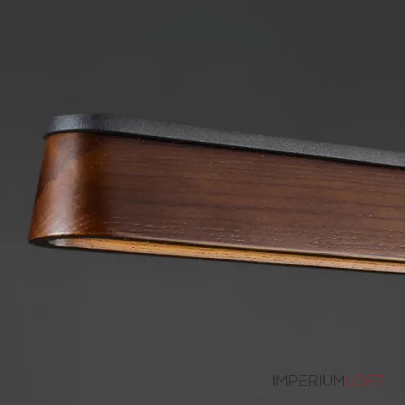 Подвесные светильники с корпусом в форме удлиненной трапеции из массива дерева BOTRAIF L140 Dark от ImperiumLoft Подвесные светильники с корпусом в форме удлиненной трапеции из массива дерева BOTRAIF L140 Dark от ImperiumLoft