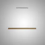 Подвесные светильники с корпусом в форме удлиненной трапеции из массива дерева BOTRAIF L120 Lite от ImperiumLoft