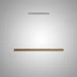 Подвесные светильники с корпусом в форме удлиненной трапеции из массива дерева BOTRAIF L140 Lite от ImperiumLoft