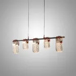 Серия реечных светильников с рельефными акриловыми рассеивателями изогнутой формы и металлическим корпусом JERALD LONG P5 от ImperiumLoft