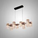 Серия реечных светильников с рельефными акриловыми рассеивателями изогнутой формы и металлическим корпусом JERALD LONG P8 от ImperiumLoft