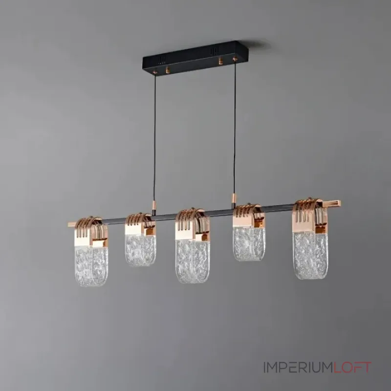 Серия реечных светильников с рельефными акриловыми рассеивателями изогнутой формы и металлическим корпусом JERALD LONG P5 от ImperiumLoft