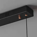 Серия реечных светильников с рельефными акриловыми рассеивателями изогнутой формы и металлическим корпусом JERALD LONG P7 от ImperiumLoft