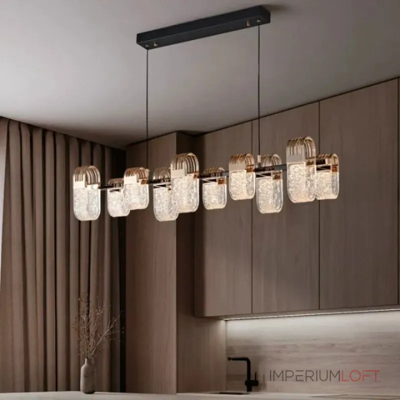 Серия реечных светильников с рельефными акриловыми рассеивателями изогнутой формы и металлическим корпусом JERALD LONG P10 от ImperiumLoft