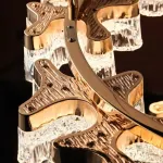 Серия реечных светильников с акриловыми плафонами волнообразной формы DARREN LONG P3 от ImperiumLoft