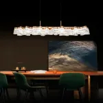 Серия реечных светильников с акриловыми плафонами волнообразной формы DARREN LONG P3 от ImperiumLoft